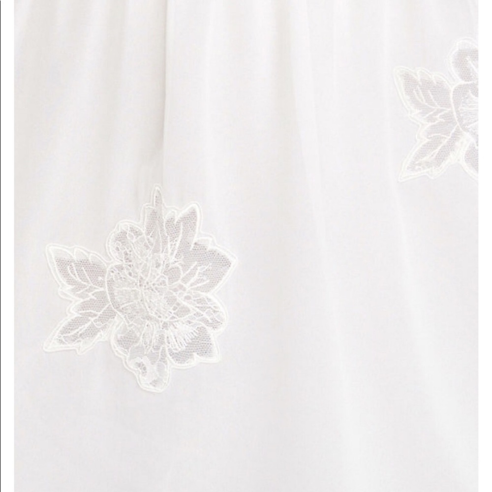 Torrid White Semi Sheer Ciffon Tank - Picture 6 of 6